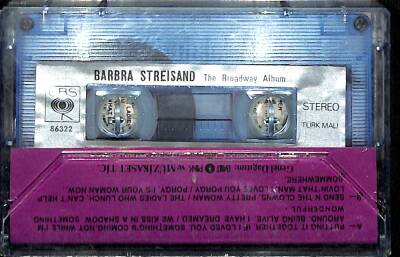 Barbara Streisand *The Broadway Album* Kaset KST23535 - 2