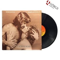 Barbra Streisand Kris Kristofferson - A Star İs Born LP PLAK (1976 Hollanda Baskı) PLK1066 - 1