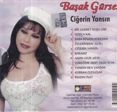 Başak Gürses - Ciğerin Yansın (Sıfır Ürün) CD Müzik CD1172 - 2