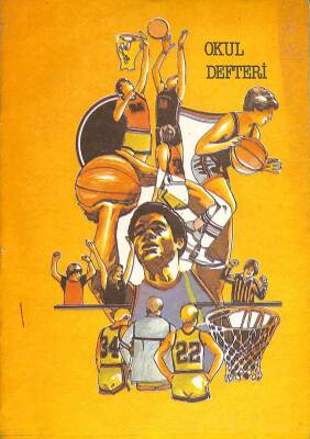 Basketbol Temalı Eski Okul Defteri 1970li Yıllar DFT34 - 1