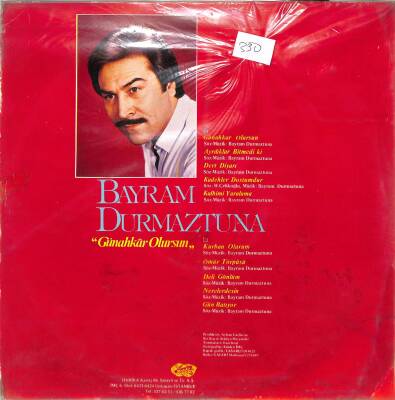 Bayram Durmaztuna - Günahkar Olursun LP (108) PLK20459 - 2