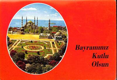 Bayram Kutlama Temalı Kartpostal KRT15492 - 1