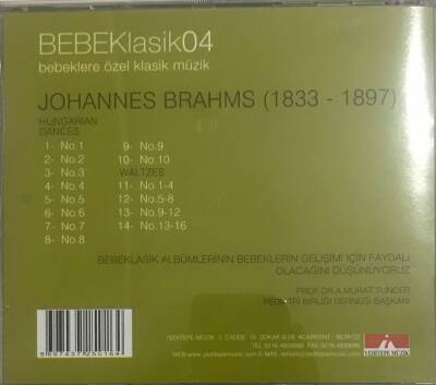 Bebek Klasik 04 *Bebeklere Özel Klasik Müzik * ( İkinci El ) CD Müzik CD2496 - 2