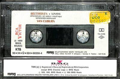 Beethoven Sonatas Van Cliburn Kaset KST23523 - 2