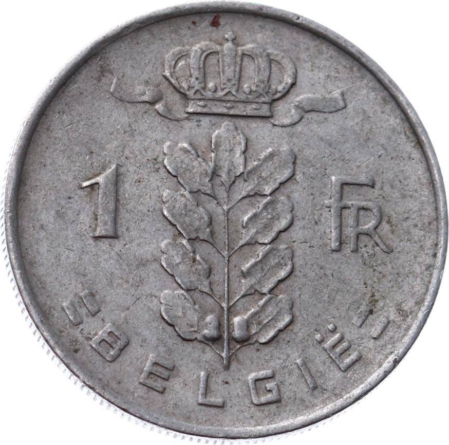 Belçika 1 Frank 1953 ÇT *Baudouin I - Belgie (Hollandaca)* YMP8356 - 1