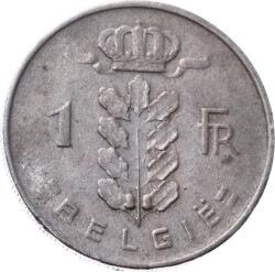 Belçika 1 Frank 1961 ÇT *Baudouin I - Belgie (Hollandaca)* YMP8358 - 1