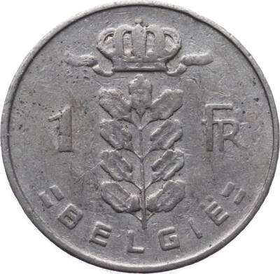 Belçika 1 Frank 1964 ÇT *Baudouin I - Belgie (Hollandaca)* YMP9263 - 1