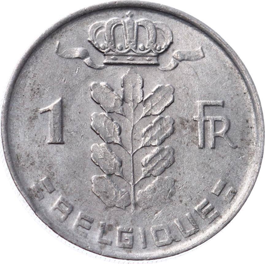 Belçika 1 Frank 1965 ÇT *Baudouin I - Belgique (Fransızca)* YMP8357 - 1