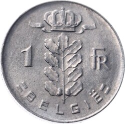 Belçika 1 Frank 1976 ÇÇT *Baudouin I - Belgie (Hollandaca)* YMP8362 - 1