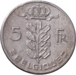 Belçika 5 Frank 1963 ÇT *Baudouin I - Fransızca* YMP8347 - 1