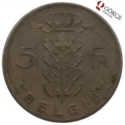 Belçika 5 Frank 1963 ÇT YMP1883 - 1