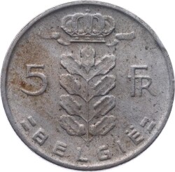 Belçika 5 Frank 1966 ÇT *Baudouin I - Hollandaca* YMP9270 - 1