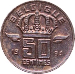 Belçika 50 Centimes 1994 ÇT YMP3552 - 2