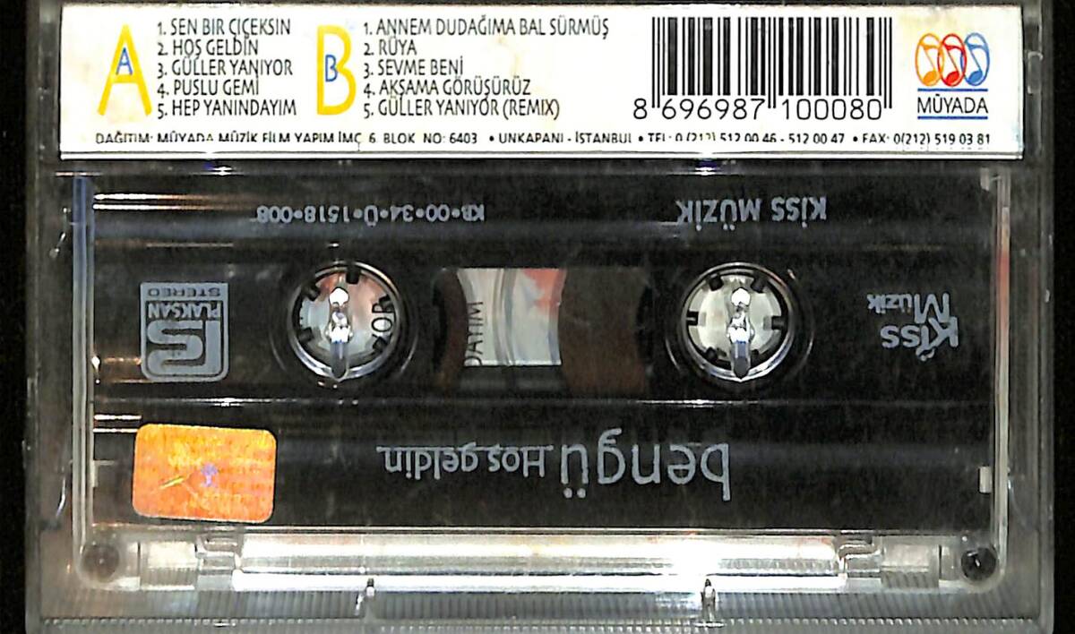 Bengü - Hoş Geldin Kaset (İkinci El) KST26983 - 2