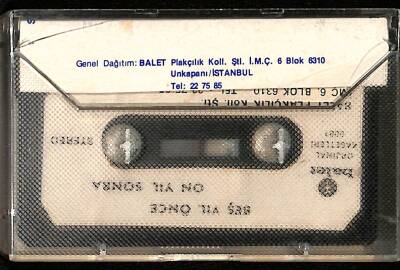 Beş Yıl Önce On Yıl Sonra Kaset (İkinci El) Balet Kaset Kağıt Baskı KST23166 - 2