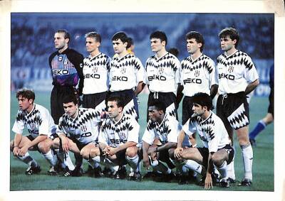 Beşiktaş 1994 Yılı Oyuncu Kadrosu Kartpostal KRT4525 - 1