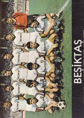 Beşiktaş Büyük Boy Kartpostal (Oyuncu Kadrosu İle) KRT13568 - 1