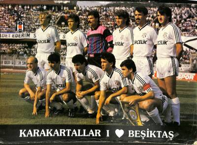 Beşiktaş Futbol Takımı Kartpostal KRT17851 - 1