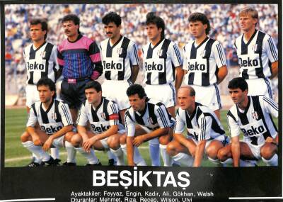 Beşiktaş Oyuncu Kadrosu Büyük Boy Kartpostal KRT18868 - 1