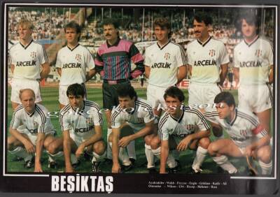 Beşiktaş Oyuncu Kadrosu Kartpostal KRT3944 - 1