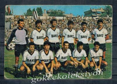 Beşiktaş Oyuncu Kadrosu Kartpostal KRT4502 - 1