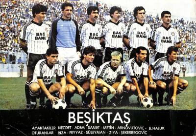 Beşiktaş Oyuncu Kadrosu Kartpostal KRT5341 - 1