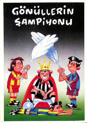 Beşiktaş Temalı Kartpostal (Küçük Boy) KRT19944 - 1