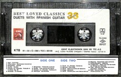 Best Loved Classics Duets With Spanish Guitar Kaset KST23528 - 2