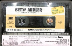 Bette Midler *Some Peoples Lives* Kaset KST23483 - 2