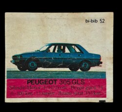 Bİ-BİB BİBİB Sticker No 52 -1980 Ler#SKZ429 - 1