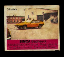 Bİ-BİB BİBİB Sticker No 34 -1980 Ler#SKZ430 - 1