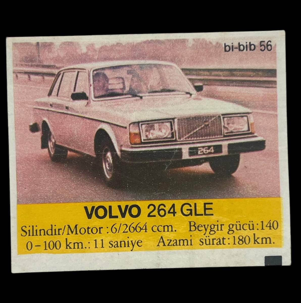 Bİ-BİB BİBİB Sticker No 56 -1980 Ler#SKZ437 - 1