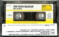 Big Daddy - John Cougar Mellencamp Kaset (İkinci El ) KST24164 - 2