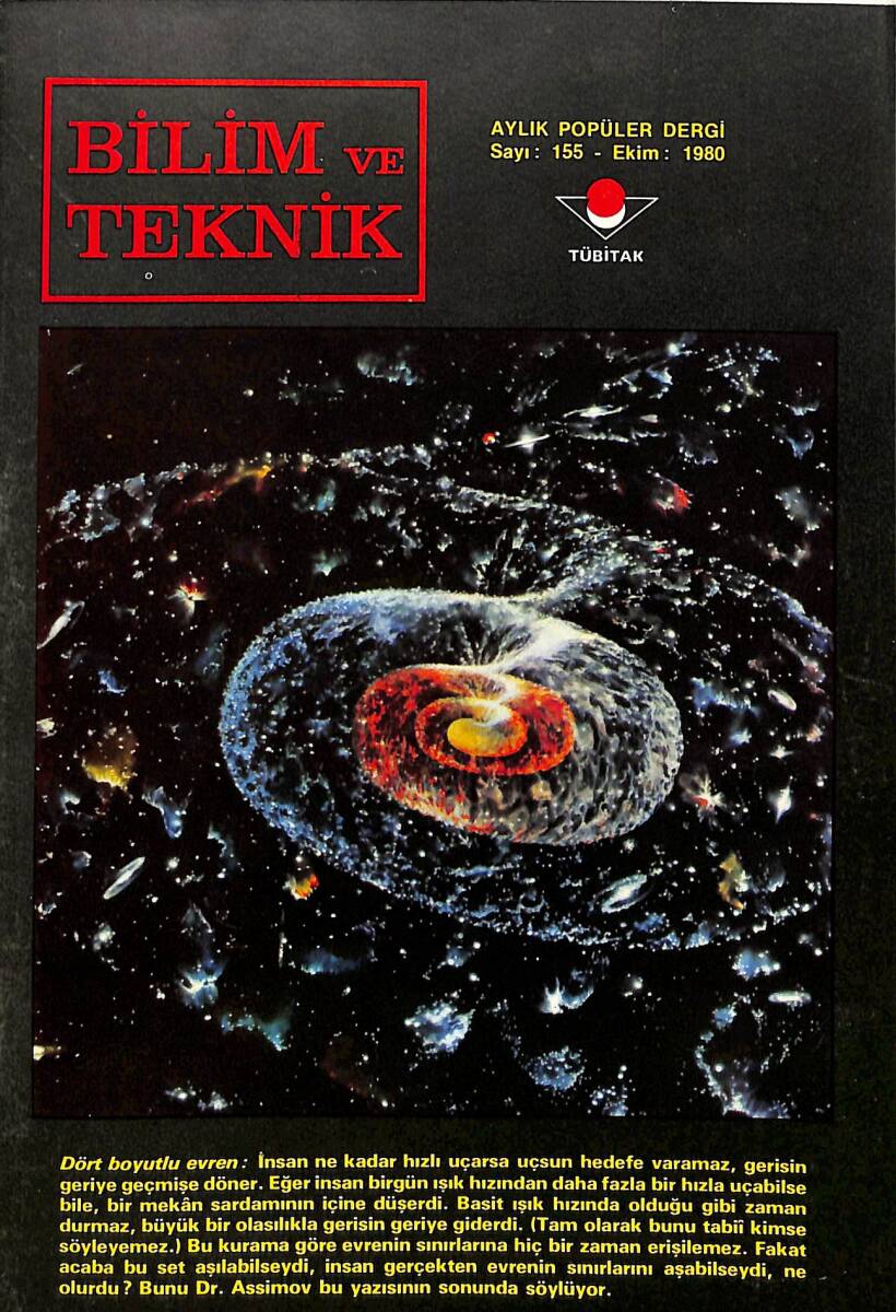 Bilim Ve Teknik Dergisi Ekim 1980 Sayı : 155 NDR89112 - 1