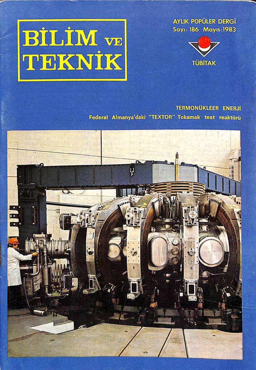 Bilim Ve Teknik Dergisi Mayıs 1983 Sayı : 186 NDR89106 - 1