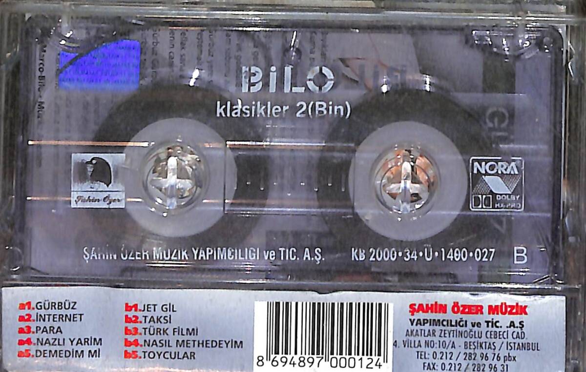 Bilo - Klasikler 2 Kaset (İkinci El) KST26539 - 2