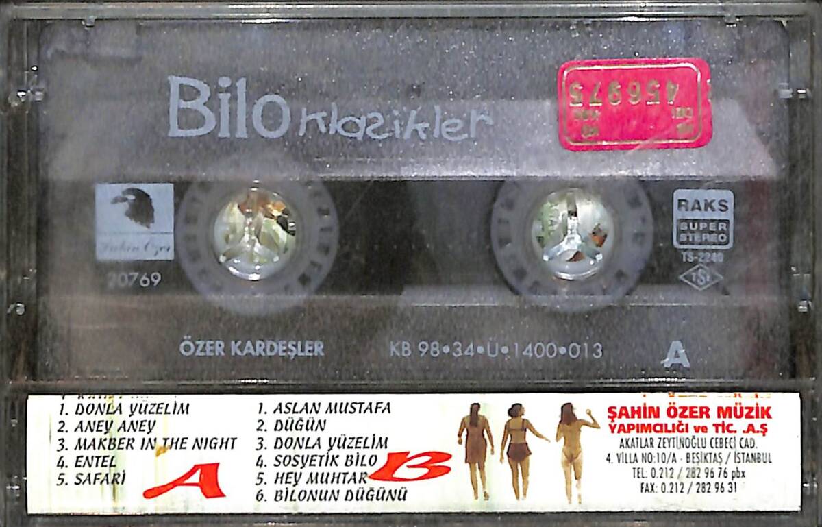 Bilo - Klasikler Kaset (İkinci El) KST26523 - 2