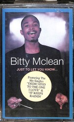 Bitty Mclean - Just to Let You Know Kaset (Sıfır) KST27062 - 1