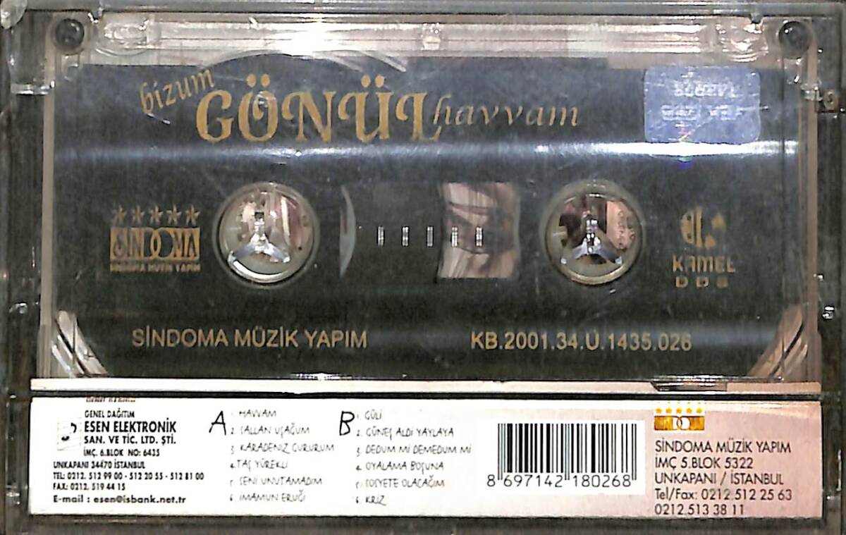 Bizum Gönül - Havvam Kaset (İkinci El) KST26339 - 2