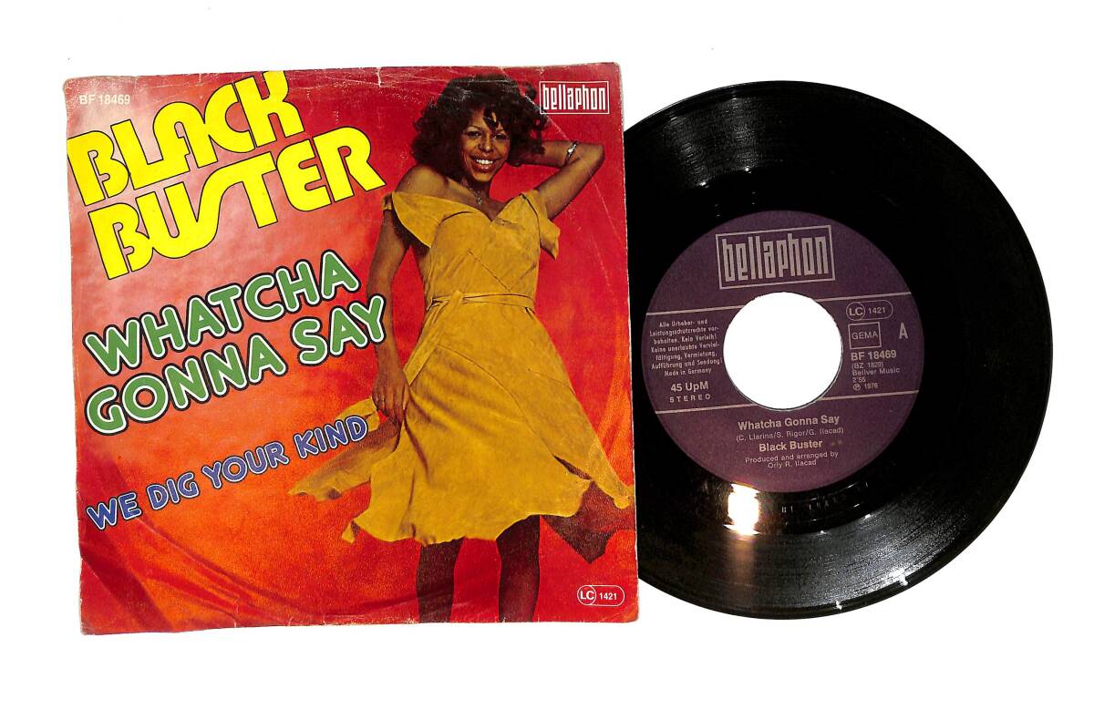 Black Buster - Whatcha Gonna Say / We Dig Your Kind PLAK (10/7.5) PLK24356 - 1