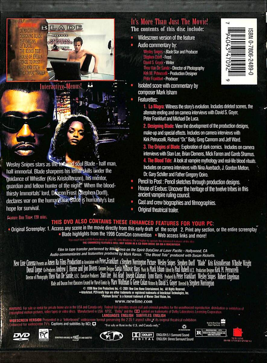 Blade DVD Film (İkinci El) DVD2478 - 2