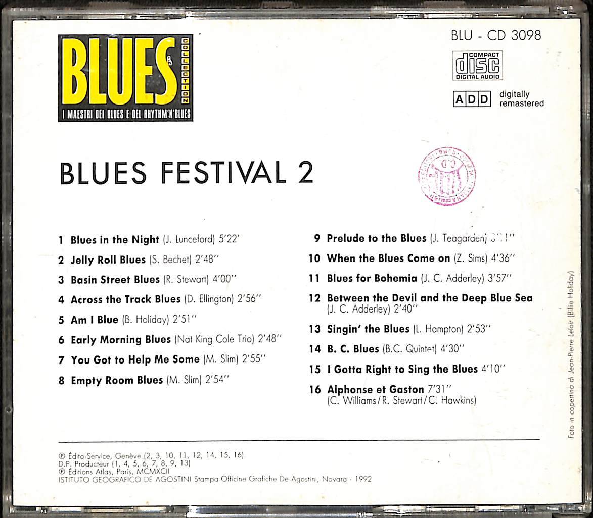 Blues Festival 2 CD (İkinci El) CD3688 - 2