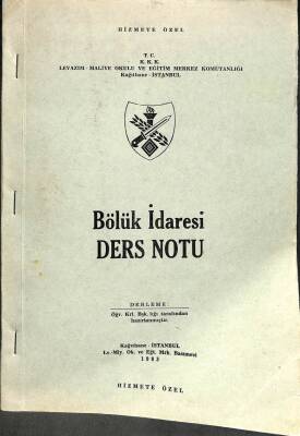 Bölük İdaresi Ders Notu KTP2508 - 1