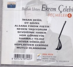 Bozlak Ustası Ekrem Çelebi - Seçmeler 4 (Sıfır Ürün) CD Müzik CD1111 - 2