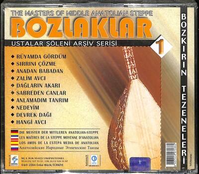 Bozlaklar 1 - Ustalar Şöleni Arşiv Serisi (Sıfır Ürün) CD Müzik CD2428 - 6