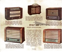 BROŞÜR - Siera Ahşap Radyo Reklam Broşür 1948 . Arşimidis Müessesesi Beyoğlu İstanbul Fiskal Pullu EFM2042 - 2