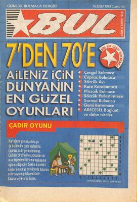 Bul - Günlük Bulmaca Dergisi 16 Ekim 1999 NDR85553 - 1