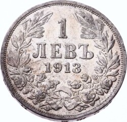 Bulgaristan 1 Leva 1913 Gümüş *Ferdinand I* - ÇT YMP10711 - 1