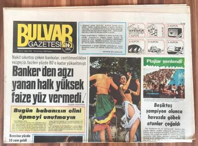 Bulvar Gazetesi 20 Haziran 1982 GZ1787 - 2