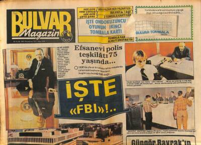 Bulvar Gazetesi Magazin Eki 26 Eylül 1983 - Güngör Bayrakın Dostu Yalnızlık GZ94191 - 1